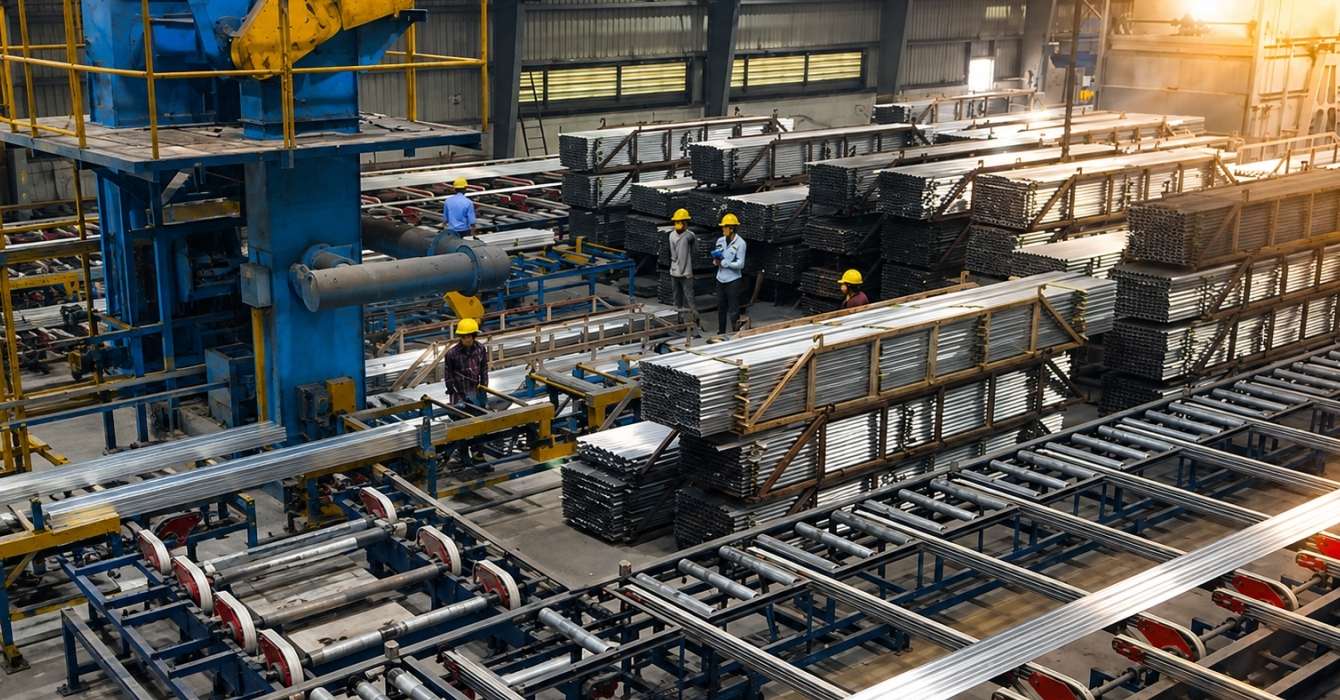 Manufacturing Process of Aluminium Solar Panels Frame